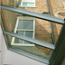 Glazed roof of conservatory extension